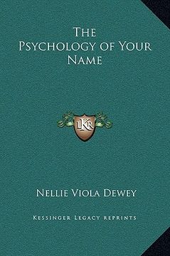 portada the psychology of your name (en Inglés)
