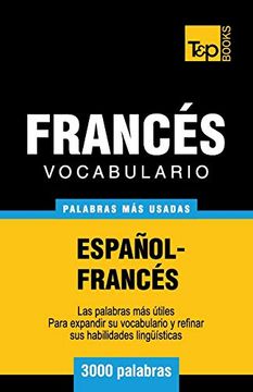 portada Vocabulario Español-Francés - 3000 Palabras más Usadas: 110 (Spanish Collection)