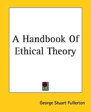 portada a handbook of ethical theory (en Inglés)