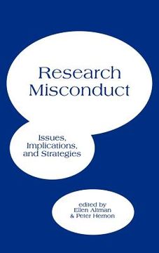 portada research misconduct: issues, implications, and stratagies (en Inglés)