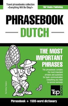portada English-Dutch phrasebook and 1500-word dictionary