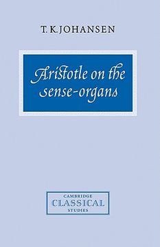 portada Aristotle on the Sense-Organs Hardback (Cambridge Classical Studies) 