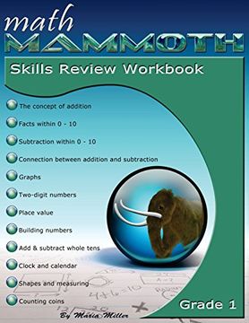 portada Math Mammoth Grade 1 Skills Review Workbook
