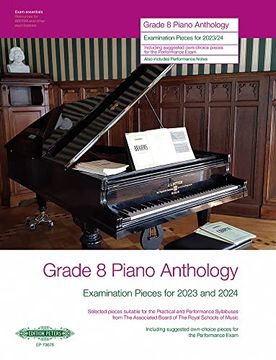 portada Grade 8: Piano Anthology - Examination Pieces for 2023 and 2024- (Performance Notes by Norman Beedie) (en Inglés)