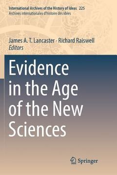 portada Evidence in the Age of the New Sciences (in English)