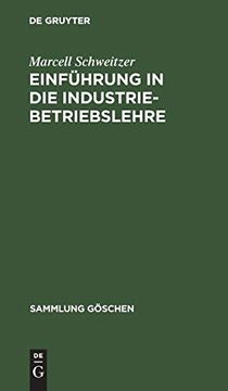 portada Einführung in die Industriebetriebslehre (en Alemán)