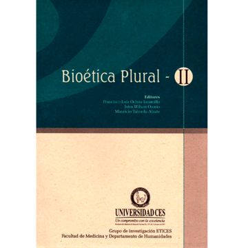 portada BIOÉTICA PLURAL II (in Spanish)