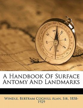 portada a handbook of surface antomy and landmarks (en Inglés)