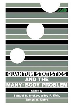 portada Quantum Statistics and the Many-Body Problem (in English)