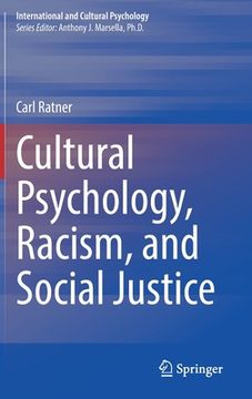 portada Cultural Psychology, Racism, and Social Justice (en Inglés)