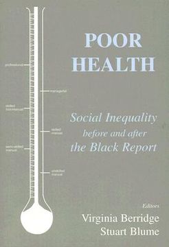 portada poor health: social inequality before and after the black report (in English)
