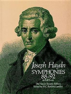 portada symphonies 88-92 in full score: the haydn society edition