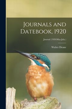 portada Journals and Datebook, 1920; Journal (1920: May-July.) (in English)