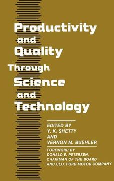 portada productivity and quality through science and technology (en Inglés)
