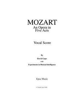 portada Mozart (opera vocal score): (After Mozart) (en Inglés)