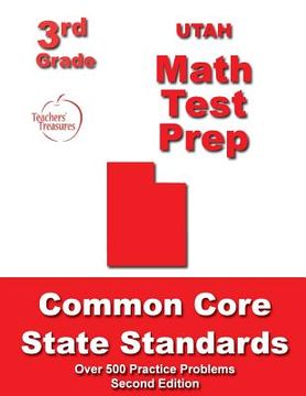 portada Utah 3rd Grade Math Test Prep: Common Core State Standards (in English)