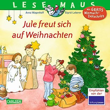 portada Lesemaus 161: Jule Freut Sich auf Weihnachten (en Alemán)