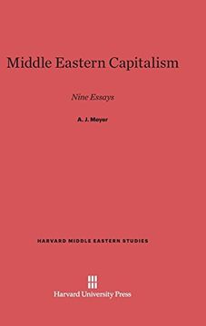 portada Middle Eastern Capitalism (Harvard Middle Eastern Studies) (en Inglés)