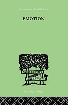 portada Emotion: A Comprehensive Phenomenology of Theories and Their Meanings for (in English)