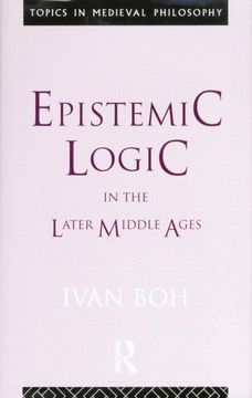 portada Epistemic Logic in the Later Middle Ages (en Inglés)