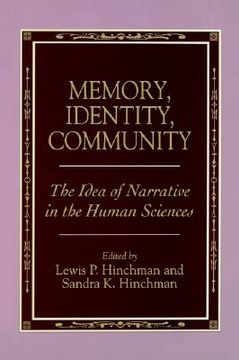 portada p-memory; identity; community: the idea of narrative in the human sciences (en Inglés)