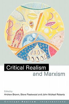 portada critical realism and marxism (en Inglés)