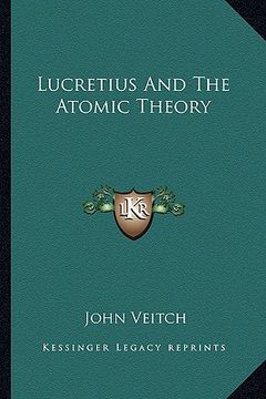 portada lucretius and the atomic theory (en Inglés)