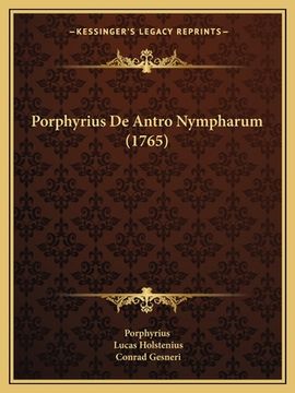 portada Porphyrius De Antro Nympharum (1765) (en Latin)