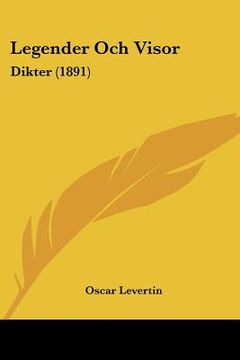 portada legender och visor: dikter (1891) (en Inglés)