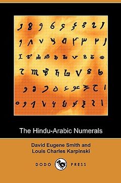 portada the hindu-arabic numerals (dodo press)