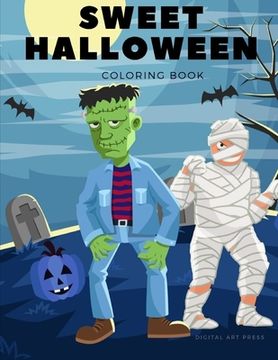 portada Sweet Halloween: Coloring book for children, boys, girls, toddlers, preschool, kindergarten ages 2-5 (in English)