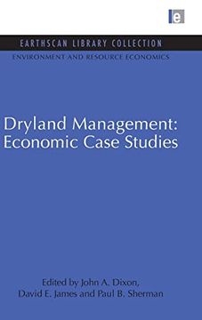 portada Dryland Management: Economic Case Studies (Environmental and Resource Economics Set) (en Inglés)