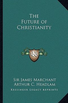 portada the future of christianity (in English)