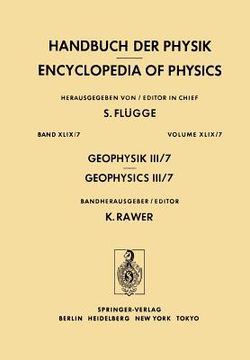 portada geophysik iii / geophysics iii (en Inglés)