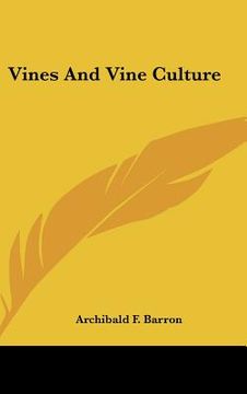 portada vines and vine culture (in English)