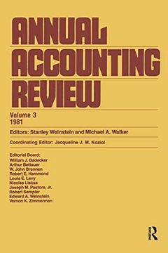 portada Annual Accounting Review: Volume 3, 1981