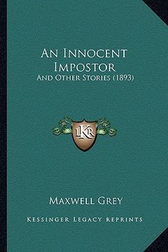 portada an innocent impostor: and other stories (1893) (in English)