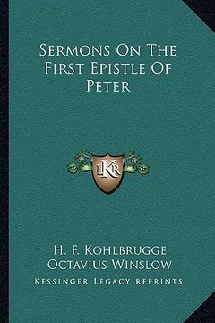 portada sermons on the first epistle of peter