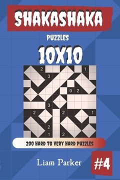 portada Shakashaka Puzzles - 200 Hard to Very Hard Puzzles 10x10 vol.4 (en Inglés)