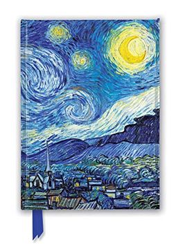 portada Vincent van Gogh: Starry Night (Foiled Journal) (Flame Tree Notebooks) (en Inglés)