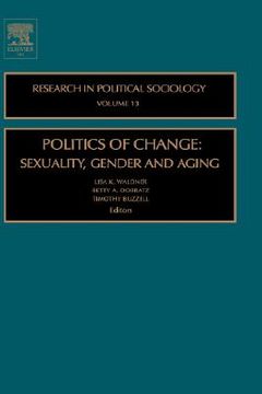 portada politics of change: sexuality, gender and aging (en Inglés)