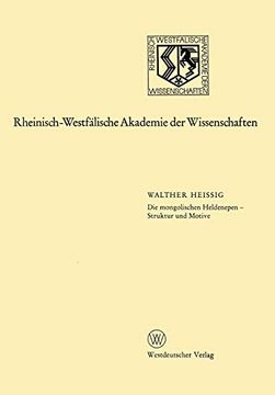 portada Die Mongolischen Heldenepen - Struktur und Motive: 234. Sitzung am 15. November 1978 in Düsseldorf (in German)