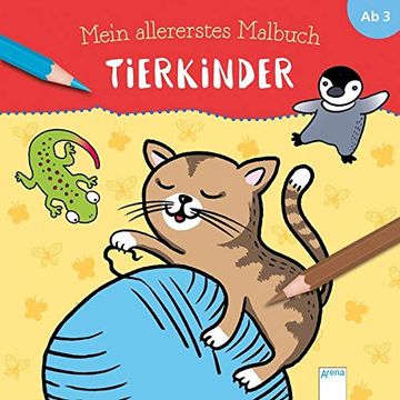 portada Mein Allererstes Malbuch. Tierkinder (in German)