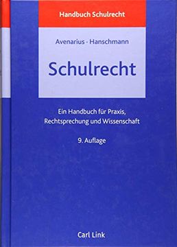 portada Schulrecht ein Handbuch fr Praxis, Rechtsprechung und Wissenschaft (en Alemán)
