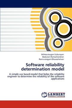 portada software reliability determination model (en Inglés)