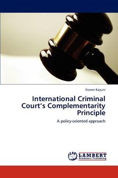 portada international criminal court's complementarity principle (en Inglés)