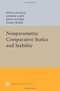 portada Nonparametric Comparative Statics and Stability (Princeton Legacy Library) (en Inglés)