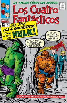 portada Biblioteca Marvel. Los 4 Fantasticos 3. 1963 (in Spanish)