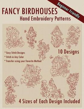 portada Fancy Birdhouses Hand Embroidery Patterns