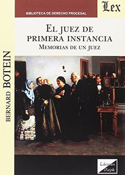 portada La juez de primera instancia. Memorias de un juez (in Spanish)